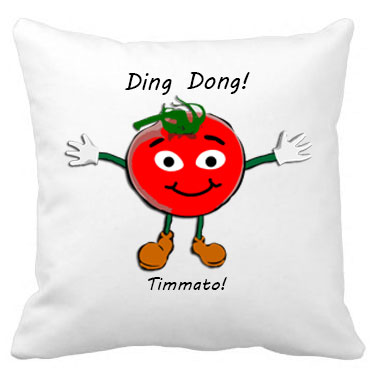 timmato throw pillow